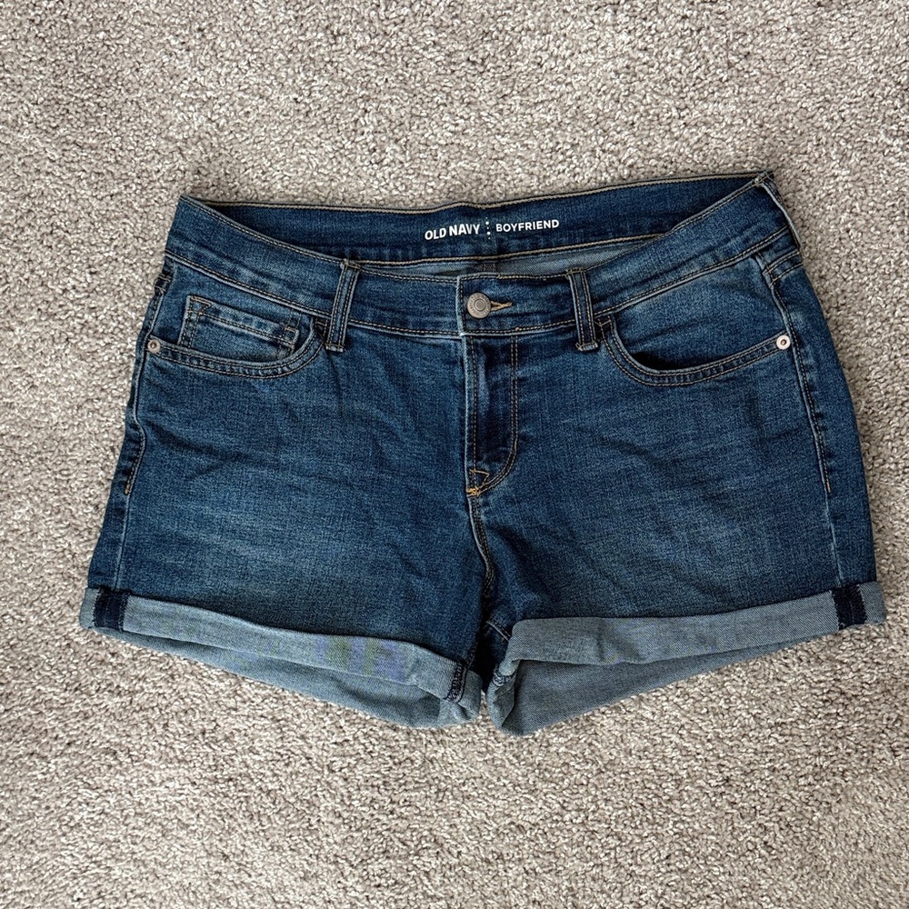 Old Navy Women's Dark Blue Jean Shorts